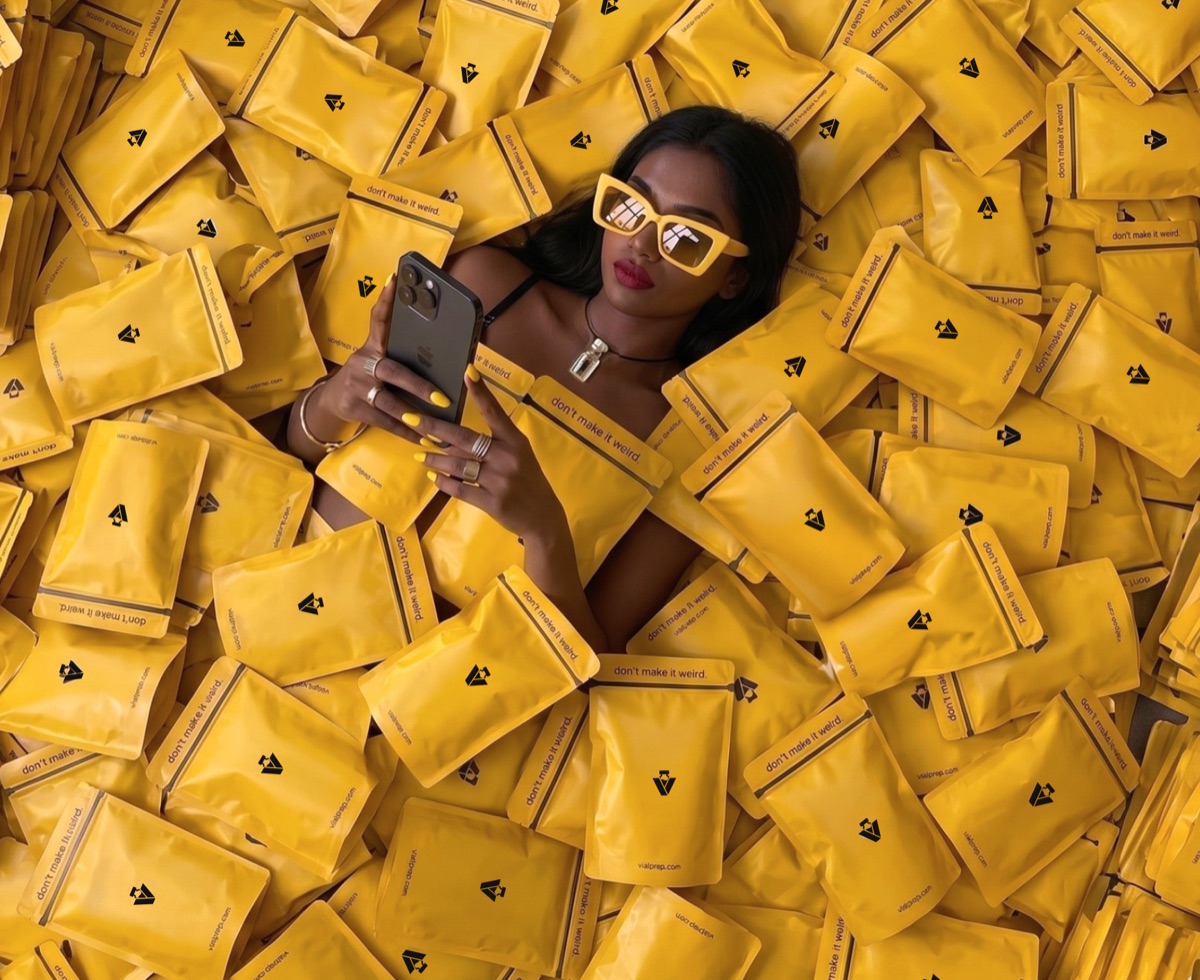 vialprep yellow packets